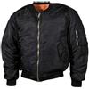 MFH Ma1 bomber giacca, nera,