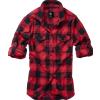 Brandit Amy camicia da donna, rosso nero,
