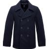 Brandit Cappotto Pea Coat, blu navy,