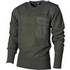 MFH BW maglione con taschino sul petto, oliva,