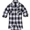 Brandit Amy camicia da donna, bianco nero,