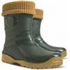 Demar YOUNG 2 FUR stivali di gomma da lavoro da donna con soletta calda, verde,