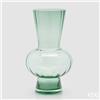 Enzo De Gasperi EDG Enzo De Gasperi Vaso Righe con Sfera H45 D26 cm Verde Chiaro