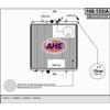Ahe Radiatore Pe 206 1,4 Benz 106.133/A