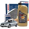 BOSCH Kit Tagliando Bosch 5 Litri Olio Motore Speed Max 5w30 per Audi A3