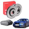 BREMBO KIT DISCHI + PASTIGLIE BREMBO ANTERIORI BMW SERIE 1 F20 284MM 10->