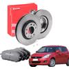 BREMBO KIT DISCHI E PASTIGLIE FRENO ANTERIORI BREMBO SUZUKI SWIFT III 1.6