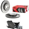 BREMBO KIT DISCHI E PASTIGLIE FRENO ANTERIORI BREMBO MERCEDES CLASSE A CLA B GLA