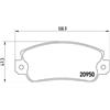 BREMBO Pastiglie freno BREMBO P 23 021