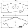 BREMBO Pastiglie freno BREMBO P 68 050
