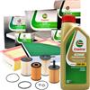 CASTROL Kit Tagliando Castrol + 5 Litri 5W30 LL III VW Audi Skoda Seat 1.9 2.0 TDI