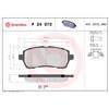 BREMBO Kit pastiglie freno, Freno a disco P24072X