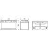 EXIDE Batteria Auto Exide Agm 80 Ah 800A Start-Stop 12V = BOSCH VARTA 80AH AGM VR800 VR850 FIAMM