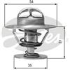 Gates Audi 80 (80, 82, B1) 100 (43, C2) 100 Avant (43, C Th00682G1