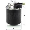 MANN-FILTER Mann Filtro Carburante Mercedes-Benz Wk820/14