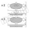 Metelli Pattini Freno Opel Corsa B/Astra F (93-00) 1.6 22-0077-0
