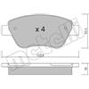 Metelli Pattini Freno Fiat Doblo/Idea - Lancia Musa 2003 22-0321-1