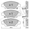 Metelli Honda Insight (Ze) : 1.3 / Jazz Iv (Ge)/ Fit : 1.2 22-0865-0