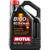 MOTUL Olio motore MOTUL 8100 ECO-CLEAN 0W-30 5 LT