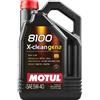 MOTUL 5LT MOTUL 8100 XCLEAN GEN2 5W40 Olio motore 100% sintetico per benzina e Diesel