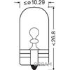 OSRAM Lampadina auto OSRAM ORIGINAL 5W5 12V 5W