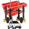 SPEED Kit Ammortizzatori Speed e Tamponi Paracolpo per Fiat 500 e 500C 312