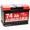 SPEED Batteria Speed L374 74Ah 680A 12V