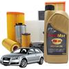 MISTI Kit Tagliando 5 Litri Olio Motore Speed Max 5w30 per Audi A3