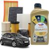 MISTI Kit tagliando Filtri + Olio Peugeot 208 DS3 1.6 Hdi Olio Tamoil 5w30