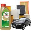 MISTI Kit Tagliando 5 Litri Olio Motore Castrol EDGE LL 5W30 per Audi Q3