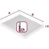 SOFIMA Filtro Aria Abitacolo Sofima S3124C Alfa, Opel