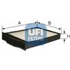 Ufi Filtro Abit. Re Megane Ii 1.4I 16V-1.5Dci-2.0I 53.107.00