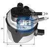 Ufi Filtro Carburante Ford Focus C-Max 1.6 Tdci 10/05> 55.170.00
