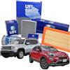 UFI Kit Tagliando Ufi Fiat 500X Jeep Renegade Filtro Aria Olio Carburante Abitacolo