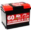 SPEED Batteria Auto Speed 60Ah 520A Start&Stop AFB = Fiat e Fiamm 60Ah Start-Stop