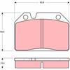 Trw Peugeot 204 1.4 D Ant Gdb119