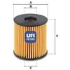 Ufi Filtro Olio (Ci-Fi-Fo-La-Lr-Mi-Pe) 25.060.00