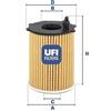 Ufi Filtro Olio Fiat Group Mito/Ypsilon/500 (150) 0.9 25.128.00