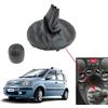 PERLAUTO Kit Cuffia Pomello Leva Cambio Adatto per FIAT PANDA 2 169 2003 - 2011 5 Marce