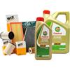 WIX FILTERS Kit Tagliando+Olio Motore Wix Ktw013+Cast5W40