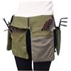 Rengue Cintura per Attrezzi da Giardino Grembiule in Tela Impermeabile con Tasche Cintura da 125 Cm Borsa Portaoggetti da 29 X 15 Cm Porta Attrezzi da Giardinaggio Ergonomico per gli Utenti del