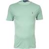POLO RALPH LAUREN T-SHIRT IN JERSEY DI COTONE POLO RALPH LAUREN 501 VERDE ACQUAMARINE Uomo