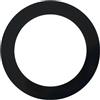 Baoblaze Copertura per Il Buco Della Porta Del Tamburo Basso, Protezione in Pelle Resistente, Accessori Premium per Batteria, Nero