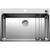 BLANCO ETAGON 700-IF/A 524274 Lavello da Cucina in Acciaio Inox per Basi di Lavello con Larghezza di 80 cm, Bordo Piatto IF e cestello Integrato, Acciaio Inox Satinato