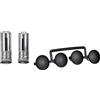 Locinox sistema di fissaggio/bullone Quick-Fix ad alta resistenza alla trazione, acciaio inox, contenuto: 2 pezzi, argento