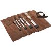 KIRSCHEN Set di scalpelli - Set composto da 6 scalpelli (6, 10, 12, 16, 20, 26 mm) e borsa in pelle scamosciata, 6 pezzi 1171002