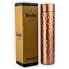 Kosdeg Borraccia in rame martellato da 1 l, design moderno vintage - un vaso di