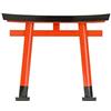 Yamakou Inari Shinto Torii Gate Red Black Hinoki Wood Kamidana Japan H:290 mm