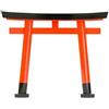 Yamakou Inari Shinto Torii Gate Rosso Nero Hinoki Wood Kamidana H42 cm