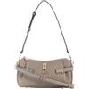 GUESS borsa a tracolla Yesba Mini Top Zip Bag Dark Taupe grigio talpa